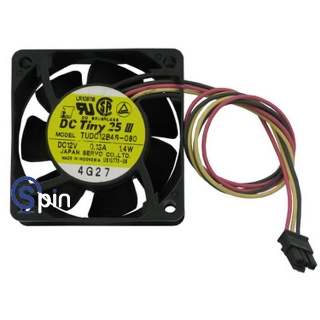 Picture of Fan, 12V 1.4W 60mmx 60mm x 25mm Atronic E-Motion Upright.