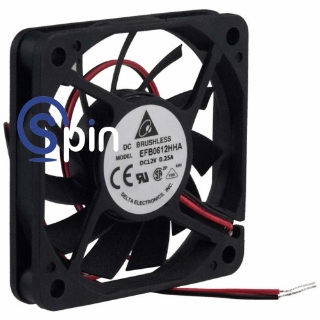 Picture of Fan, Axial Ball Bearing, 12V DC, 60mm x 60mm x 10.5mm for Kortek LCD IGT SMLD.